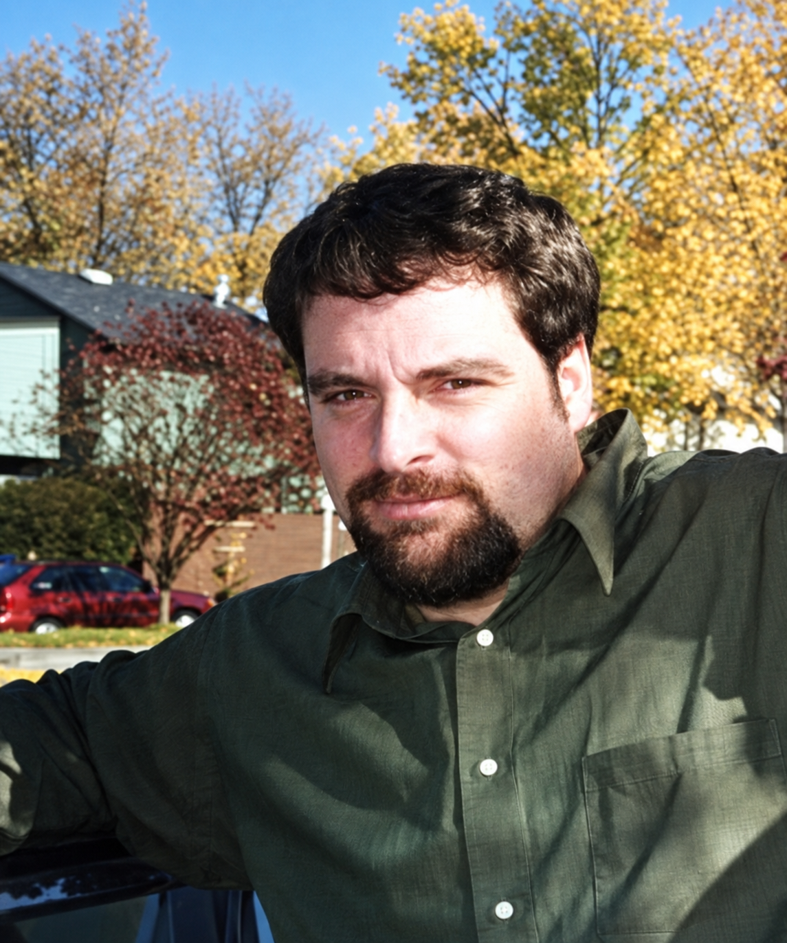 Portrait of James Beath, ink-and-watercolor artist from Cambridge, Maryland
